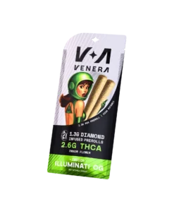 2.6g Infused THCa 2 Pack Prerolls - Illuminati OG